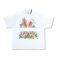White easter bunny name frame Urban Heavy Tee - Artiststas
