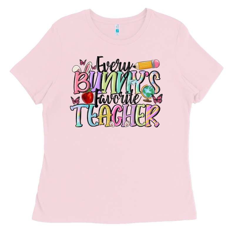 Every Bunny's Favorite Teacher Ladies Tee by MaliasSmallBusiness | Teevron