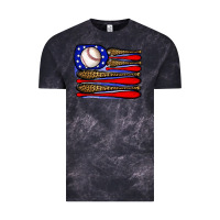 Cloud Black leopard baseball flag3 Vintage Tee - JahusDesignShop