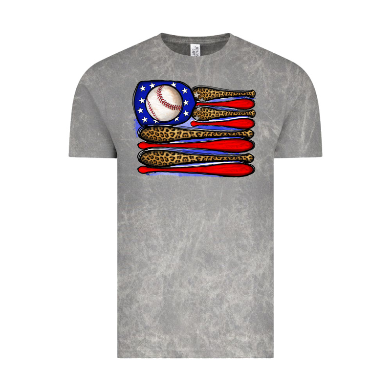 Leopard Baseball Flag3 Vintage Tee by JahusDesignShop | Teevron