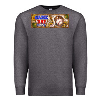 Charcoal Heather game day vibes Premium Sweatshirt - BundleAndBundleShop