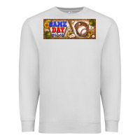 Dove Grey game day vibes Premium Sweatshirt - BundleAndBundleShop