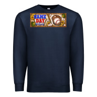 Navy game day vibes Premium Sweatshirt - BundleAndBundleShop
