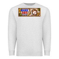 Oatmeal Heather game day vibes Premium Sweatshirt - BundleAndBundleShop