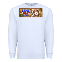 White game day vibes Premium Sweatshirt - BundleAndBundleShop