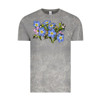 Cloud Rock Forget Me Not Flower Illustrations Vintage Tee - LillyAllenDesigns