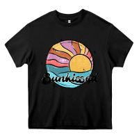 Black sunkissed Heavy Core Tee - MaliasSmallBusiness