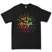 Black not by my strength but his Premium Tee - MaliasSmallBusiness