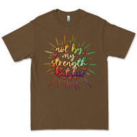 Cacao not by my strength but his Premium Tee - MaliasSmallBusiness