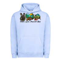 Pigment Grape Ice Peace Love Peacock Bass Urban Hoodie - LillyAllenDesigns
