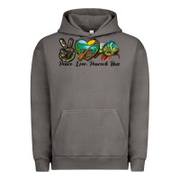 Pigment Tornado Peace Love Peacock Bass Urban Hoodie - LillyAllenDesigns