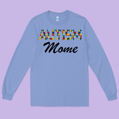 Autism Mom Long Sleeve Tee Designed By Bettercallsaul