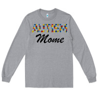 Heather Grey Autism mom Long Sleeve Tee - Bettercallsaul