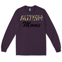 Plum Autism mom Long Sleeve Tee - Bettercallsaul
