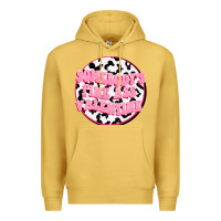 Antique Gold Somebody's fine ass Valentine Premium Hoodie - FaDigitalArtStudio
