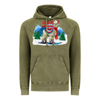 Vintage Olive fleece navidad alpaca mountains Vintage Hoodie - LillyAllenDesigns