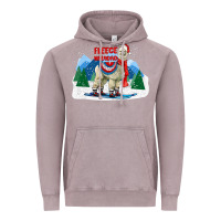 Vintage Zinc fleece navidad alpaca mountains Vintage Hoodie - LillyAllenDesigns