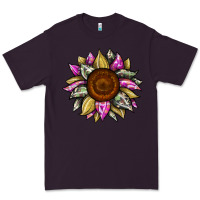 Plum sunflower camouflage Premium Tee - JahusDesignShop