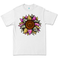 White sunflower camouflage Premium Tee - JahusDesignShop