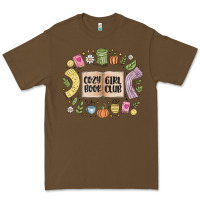 Cacao cozy book girl club Premium Tee - MaliasSmallBusiness
