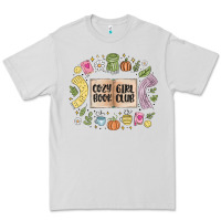 Dove Grey cozy book girl club Premium Tee - MaliasSmallBusiness