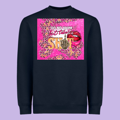 Do No Harm But Take No Shit Heavyweight Sweatshirt Designed By Tumblerdesignbyshophia