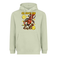 Matcha mardi gras crawfish dude Heavyweight Hoodie - FaDigitalArtStudio