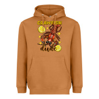 Meerkat mardi gras crawfish dude Heavyweight Hoodie - FaDigitalArtStudio