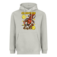 Moon Dust mardi gras crawfish dude Heavyweight Hoodie - FaDigitalArtStudio