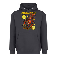 Smoke mardi gras crawfish dude Heavyweight Hoodie - FaDigitalArtStudio