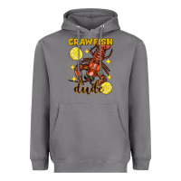 Storm mardi gras crawfish dude Heavyweight Hoodie - FaDigitalArtStudio