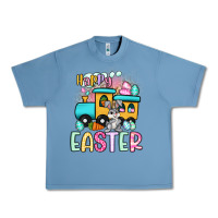 Pebble Blue happy easter train Urban Heavy Tee - Artiststas