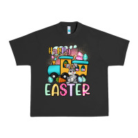 Pigment Black happy easter train Urban Heavy Tee - Artiststas