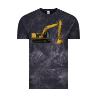 Cloud Black Excavator Vintage Tee - LillyAllenDesigns