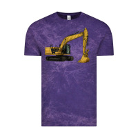 Cloud Purple Excavator Vintage Tee - LillyAllenDesigns