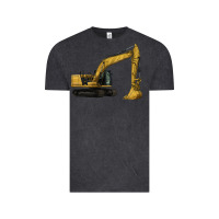 Vintage Black Excavator Vintage Tee - LillyAllenDesigns