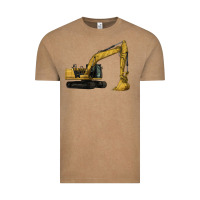 Vintage Coffee Excavator Vintage Tee - LillyAllenDesigns