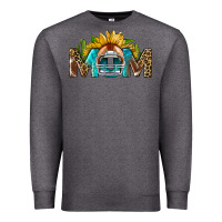 Charcoal Heather football mom Premium Sweatshirt - BundleAndBundleShop