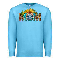 Ocean Blue football mom Premium Sweatshirt - BundleAndBundleShop