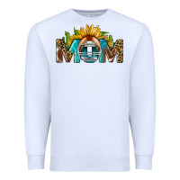 White football mom Premium Sweatshirt - BundleAndBundleShop