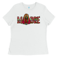 White madre floral aztec leopard Ladies Tee - Jasminsmagicworld