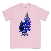 Bubblegum Pink Bluebonnet Flower Classic Tee - LillyAllenDesigns