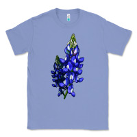 Colony Blue Bluebonnet Flower Classic Tee - LillyAllenDesigns
