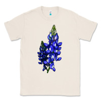 Natural Bluebonnet Flower Classic Tee - LillyAllenDesigns