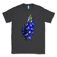 Smoke Bluebonnet Flower Classic Tee - LillyAllenDesigns