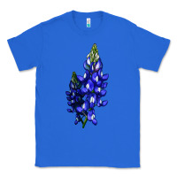 True Royal Bluebonnet Flower Classic Tee - LillyAllenDesigns