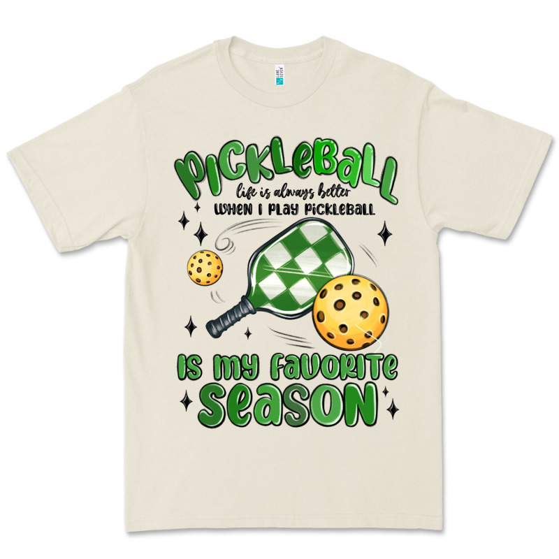 Pickleball Is My Favorite Season Premium Tee by MaliasSmallBusiness | Teevron