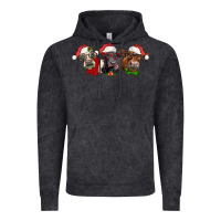 Vintage Black christmas heifers Vintage Hoodie - LillyAllenDesigns
