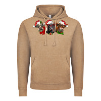 Vintage Coffee christmas heifers Vintage Hoodie - LillyAllenDesigns