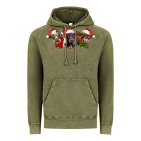 Vintage Olive christmas heifers Vintage Hoodie - LillyAllenDesigns